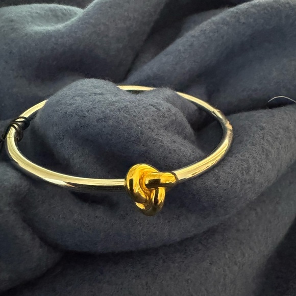 Kate Spade NWT Gold and Silver Twist Bangle Bracelet - Picture 9 of 9